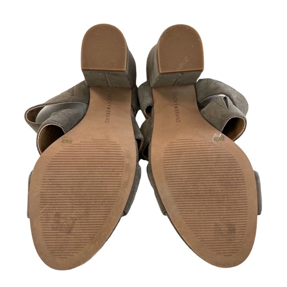 Lucky Brand Minna Suede Heel Size 8.5M - Picture 9 of 14